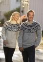 "White Mustang" genser- Viking Design 2426-3B Kit - XS-XXL - Viking Snorre