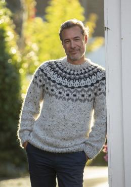 "Earl grey" genser- Viking Design 2426-3A Kit - XS-XXL - Viking Snorre