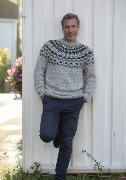"Earl grey" genser- Viking Design 2426-3A Kit - XS-XXL - Viking Snorre