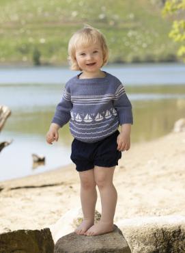 "Regatta" Genser - Viking Design 2018-7 Kit - 2 - 12 år - Viking Bjørk