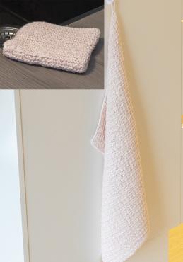 Leia håndklæde og klud - Viking Design 2427-18D Kit - 30 x 45/25 x 25 cm - Viking Linus