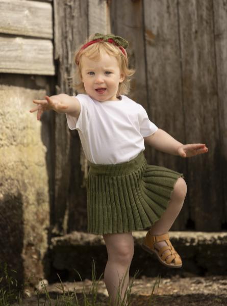 "Cerena" Genser, nederdel og hårbånd - Viking Design 2018-4 Kit - 2 - 12 år - Viking Bjørk