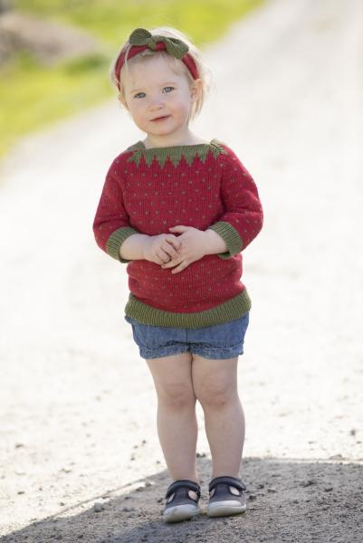 "Cerena" Genser, nederdel og hårbånd - Viking Design 2018-4 Kit - 2 - 12 år - Viking Bjørk