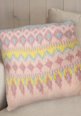 Evelina pude - Viking Design 2427-15 Kit - 50 x 50 cm - Viking Alpaca Bris