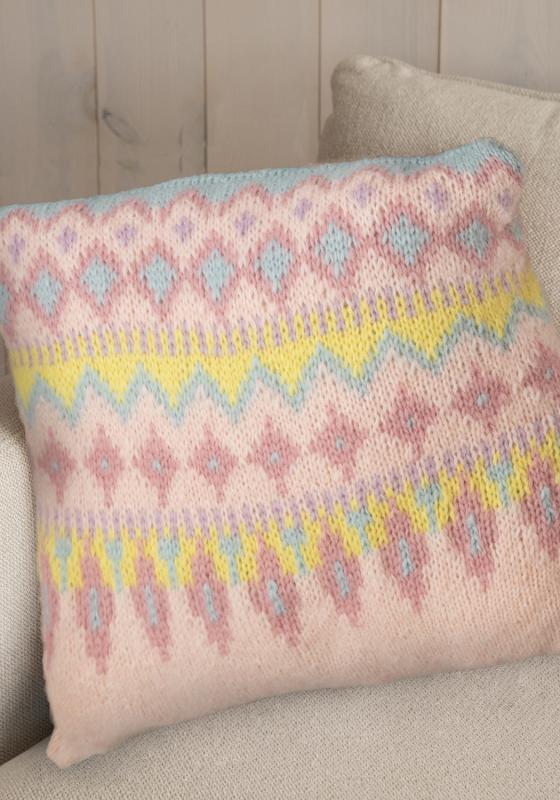 Evelina kudde - Viking Design 2427-15 Kit - 50 x 50 cm - Viking Alpaca Bris