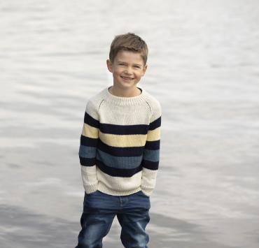 "Loke" Genser - Viking Design 1916-6 Kit - 2 - 14 år - Viking Bjørk