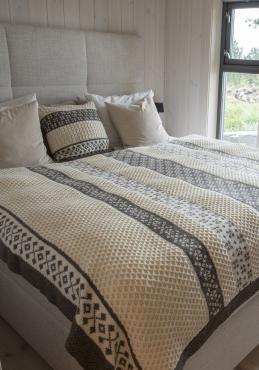 Jinny tæppe - Viking Design 2427-8 Kit - 160 x 200 cm - Viking Sportsragg