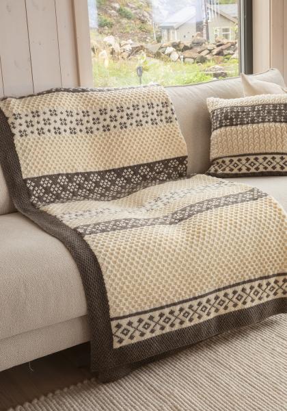 Jinny tæppe - Viking Design 2427-8 Kit - 160 x 200 cm - Viking Sportsragg