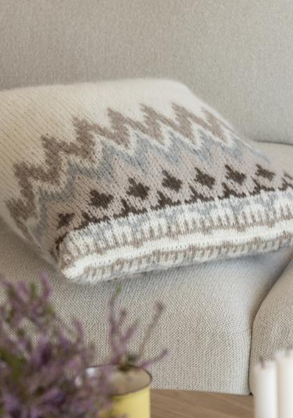 Kathrine Pude - Viking Design 2427-7 Kit - 45 x 45 cm - Viking Alpaca Bris