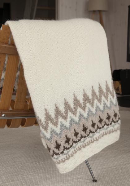Kathrine tæppe - Viking Design 2427-5 Kit - 181 x 200 cm - Viking Alpaca Bris