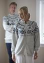 "Mikkal" Kofte - Viking Design 2428-13 Kit - XS-XXXL - Viking Alpaca Storm