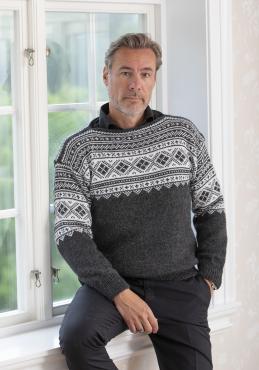 "Siggor" Genser - Viking Design 2428-9 Kit - XS-XXXL - Viking Alpaca Storm "Siggor" Genser - Viking Design 2428-9 Kit - XS-XXXL - Viking Alpaca Storm