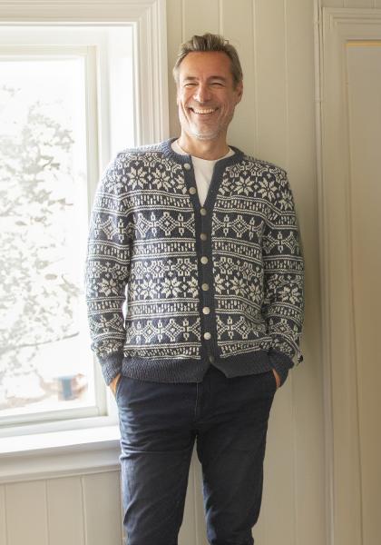 "Torger" Kofte - Viking Design 2428-6 Kit - XS-XXXL - Viking Alpaca Storm