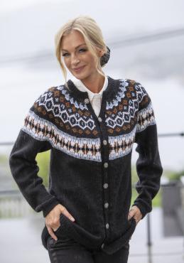 "Maren" Kofte - Viking Design 2428-5 Kit - XS-XXXL - Viking Alpaca Storm
