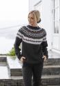"Maren" Genser - Viking Design 2428-4 Kit - XS-XXL - Viking Alpaca Storm