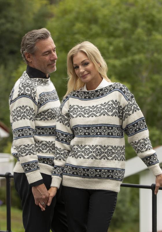 "Severin" Tröja - Viking Design 2428-3 Kit - XS-XXXL - Viking Alpaca Storm