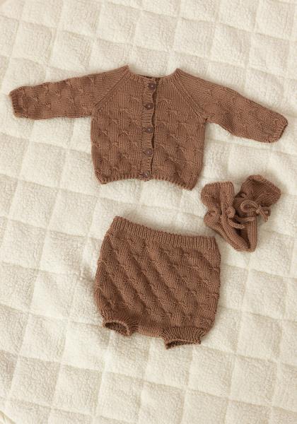 "Bumba" Sæt, Jakke, blebuks og sokker - Viking Design 2326-14 Kit - 1-24 mdr - Viking Bjørk