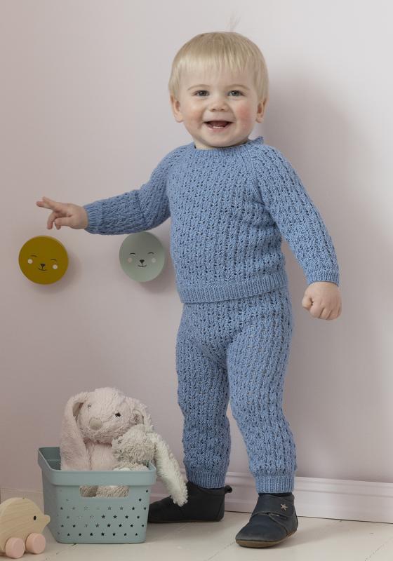 "Falene" Set, Tröja och byxor - Viking Design 2326-12 Kit - 1-24 mdr - Viking Bjørk
