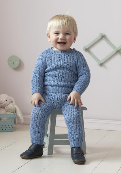 "Falene" Sæt, Genser og bukser - Viking Design 2326-12 Kit - 1-24 mdr - Viking Bjørk