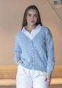 "Borgny" Cardigan - Viking Design 2503-4A Kit - XS-XXL - Viking Lotta