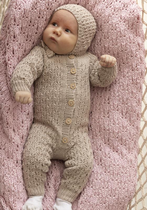 "Falene" Dragt och kyse - Viking Design 2326-4 Kit - 1-24 mdr - Viking Bjørk
