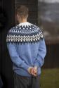 "Blåtop" genser - Viking Design 2502-13 Kit - XS-XXL - Viking Wool