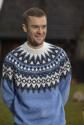 "Blåtop" genser - Viking Design 2502-13 Kit - XS-XXL - Viking Wool
