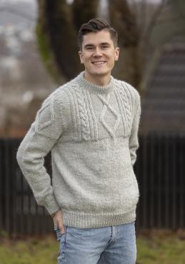 "Rapp" genser - Viking Design 2502-10 Kit - XS-XXL - Viking Wool