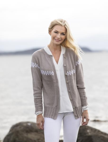 "Pram" Cardigan - Viking Design 2014-3 Kit - XS-XXL - Viking Bjørk