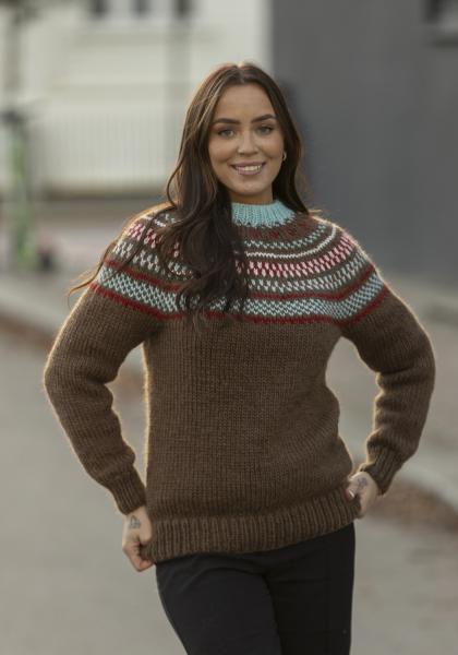 "Almine" genser- Viking Design 2403-4B Kit - XS-XXL - Viking Snorre