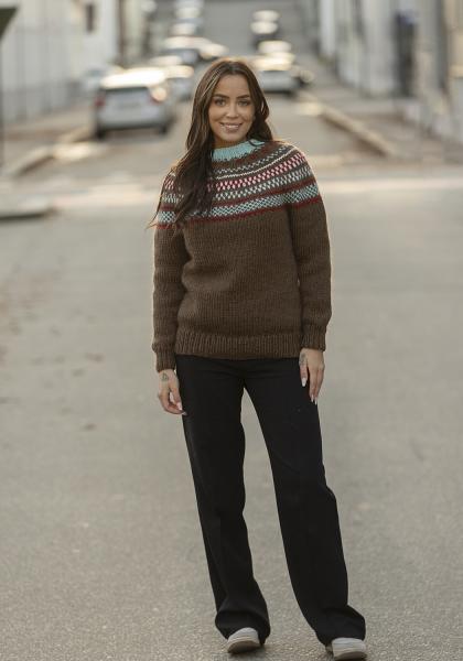 "Almine" genser- Viking Design 2403-4B Kit - XS-XXL - Viking Snorre