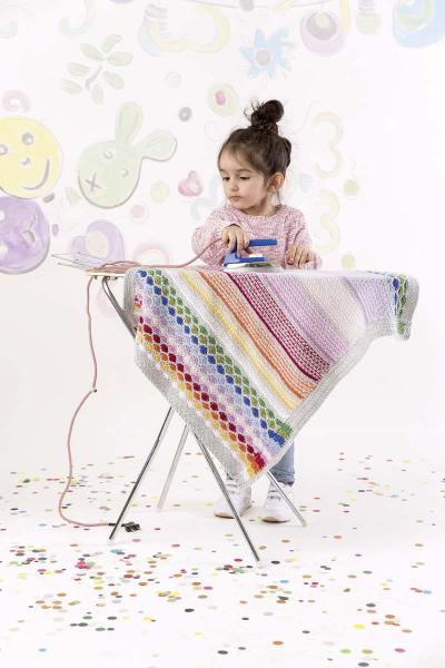 Babytæppe - Lang yarns 240-008-001 Kit - Onesize - Lang yarns merino 120