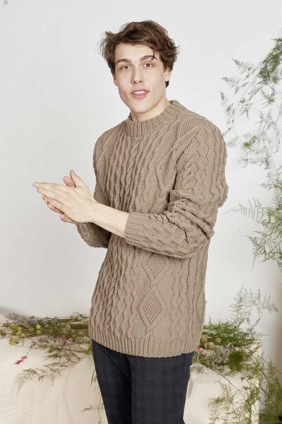 Herrepullover - Lang yarns 265-044-001 Kit - S - XL - Lang yarns merino 120
