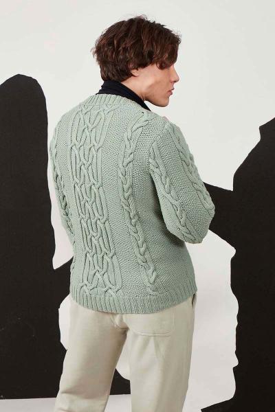 Herrepullover - Lang yarns 269-038-001 Kit - S - XL - Lang yarns merino 120