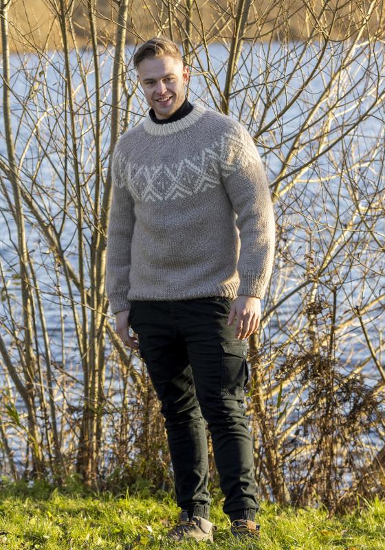 "Abel" tröja- Viking Design 2402-12B Kit - XS-XXL - Viking Snorre