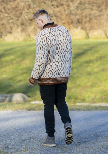 "Terkel" genser- Viking Design 2402-10A Kit - XS-XXL - Viking Snorre
