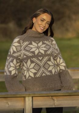 "Snoi" genser- Viking Design 2402-9 Kit - XS-XXL - Viking Snorre