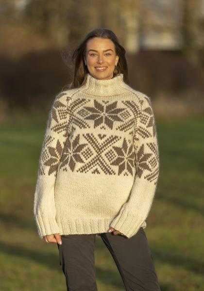 "Sno" genser- Viking Design 2402-8 Kit - XS-XXL - Viking Snorre