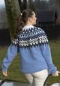 "Blåtop" genser - Viking Design 2502-4 Kit - XS-XXL - Viking Wool