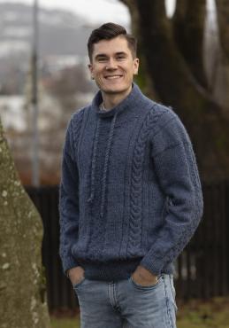 "Hamn" genser - Viking Design 2502-3 Kit - XS-XXXL - Viking Wool