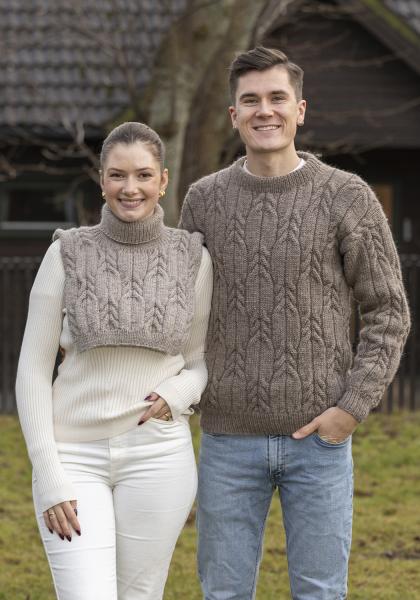 "Eden" hals - Viking Design 2502-2 Kit - dame - Viking Wool