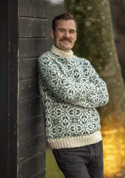 "Filippa" genser med raglan - Viking Design 2501-8 Kit - XS-XXL - Viking Wool