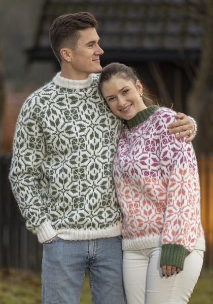 "Filippa" oversized genser - Viking Design 2501-5 Kit - XS-XXL - Viking Wool