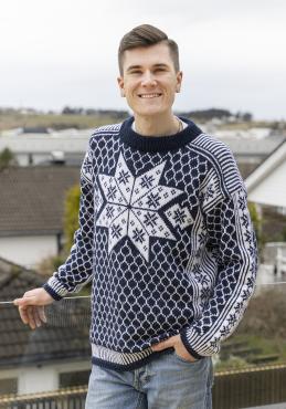 "Paris" Genser - Viking Design 2420-1F Kit - S-L - Viking Alpaca Storm 