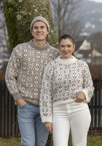 "Filippa" genser, kort model - Viking Design 2501-4 Kit - XS-XXL - Viking Wool