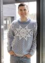 "Paris" Genser - Viking Design 2420-1C Kit - S-L - Viking Alpaca Storm 