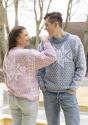 "Paris" Genser - Viking Design 2420-1C Kit - S-L - Viking Alpaca Storm 