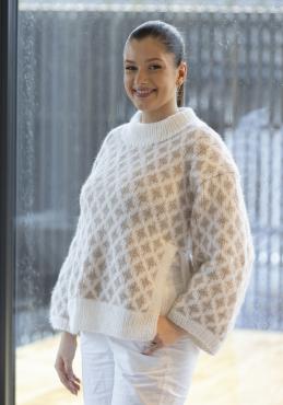 "Mølle" Genser, kort - Viking Design 2400-3 Kit - XS-XL - Viking Alpaca Bris