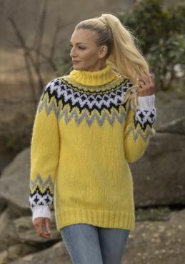 "Kathrine" Påske-Genser - Viking Design 2400-2 Kit - XS-XXL - Viking Alpaca Bris