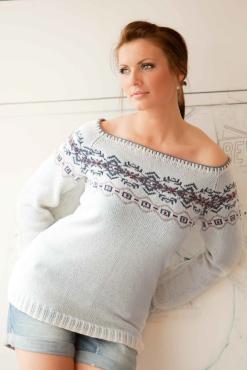 "Genser med raglan" Viking Design 1204-11 Kit - XS-XXL - Viking Bjørk